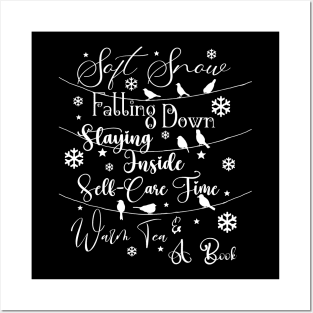 Soft Snow Poem Posters and Art